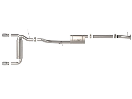 Product of Advanced FLOW Engineering 49-33138-P Vulcan Cat-Back System Single Exhaust System Kit 