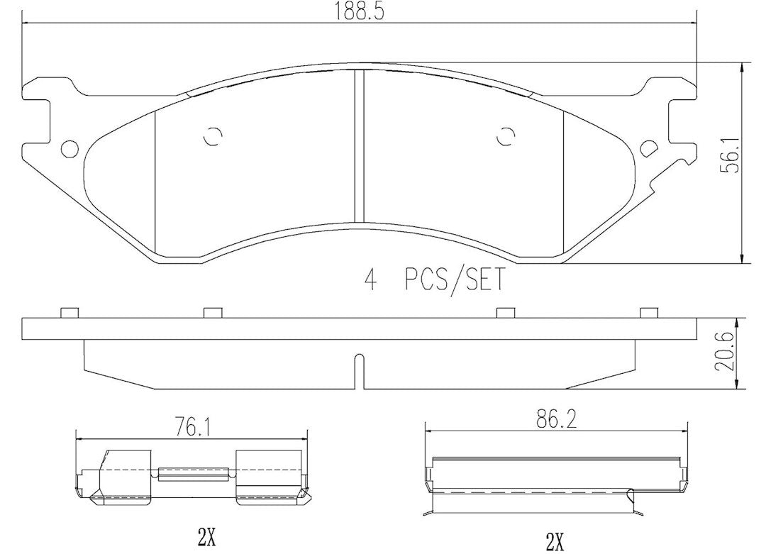Brembo P18016n Brake Pad||p18016n_R.Jpg||86||brmp18016n||2091665