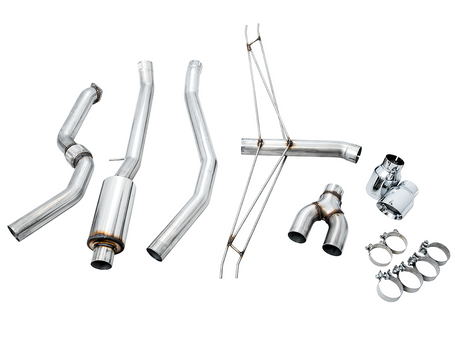 Product of AWE Tuning 3020-32052 Track Edition Cat-Back System Single Exhaust System Kit 