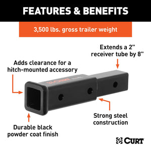 Curt 45781 Trailer Hitch Receiver Tube||45781_3008x1990_Fa.Jpg||87||c9345781||1679352