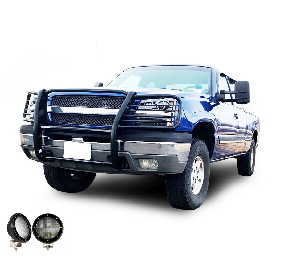 Product of Black Horse Offroad 17GT25MA-PLFB Grille Guard  