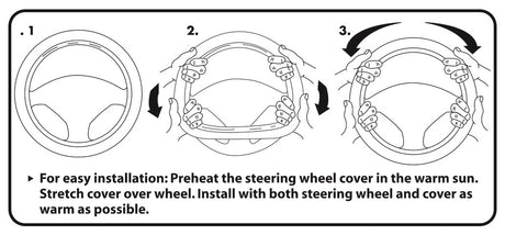 Product of Plasticolor 006478r01 Steering Wheel Cover