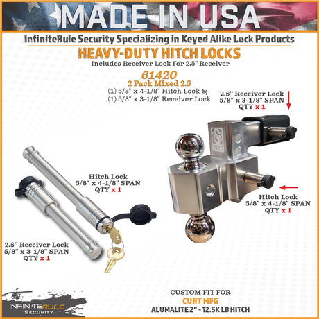Infiniterule 61420-S Trailer Hitch Pin||61420-S_1.Jpg||86||inf61420s||2254495