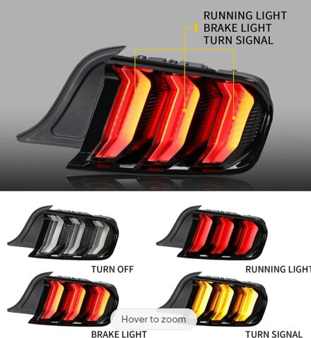Product of Winjet Renegade CTRNG0680-GBC Tail Light Assembly 