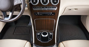 Product of 3D Mats KAGU L1KA05101509 Black Thermoplastic Rubber Of Carbon Fiber Texture Floor Liner 