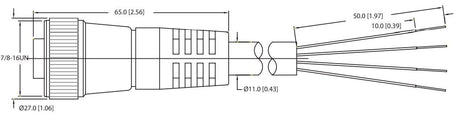 Product of Maretron Nm4p-05 Power Cord