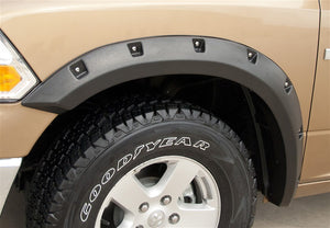 Product of Lund International RX204T Pocket Style/ Exposed Fasteners Black Fender Flare - Set Of 4 