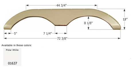 Product of Icon 01637 Fender Skirt