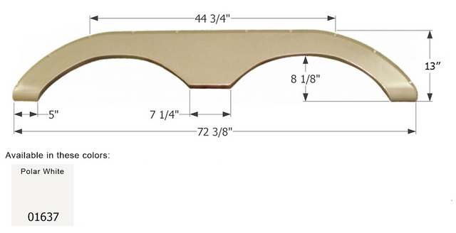 Product of Icon 01637 Fender Skirt