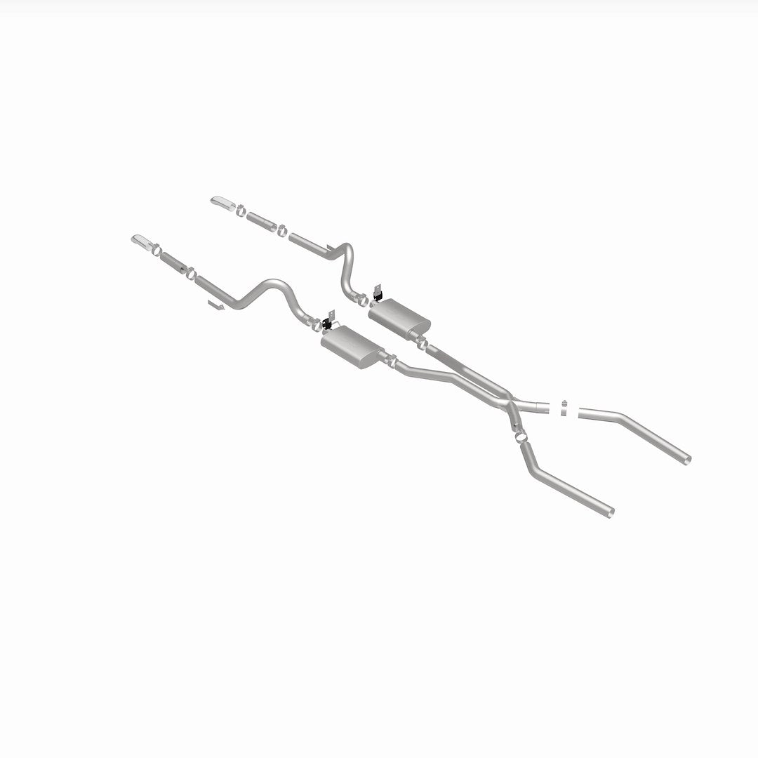 Product of Magnaflow Performance 15815 Exhaust System Kit Cat-Back System Dual Exhaust System Kit 