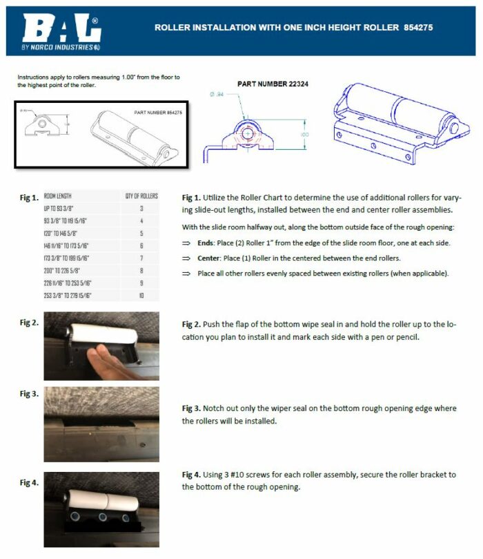 Bal Rv 22324 Slide Out Roller||22324_1.Jpg||86||a6e22324||2211227