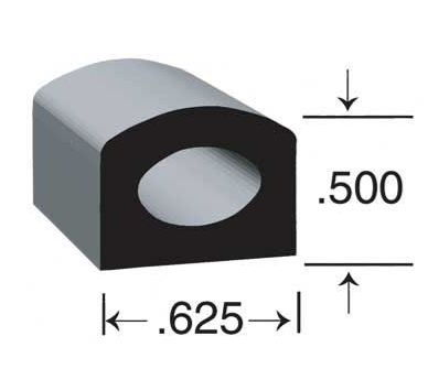 Clean Seal 1723h2-50 Multi Purpose Weather Stripping||1723h2-50_1.Png||86||c6p1723h250||2351924