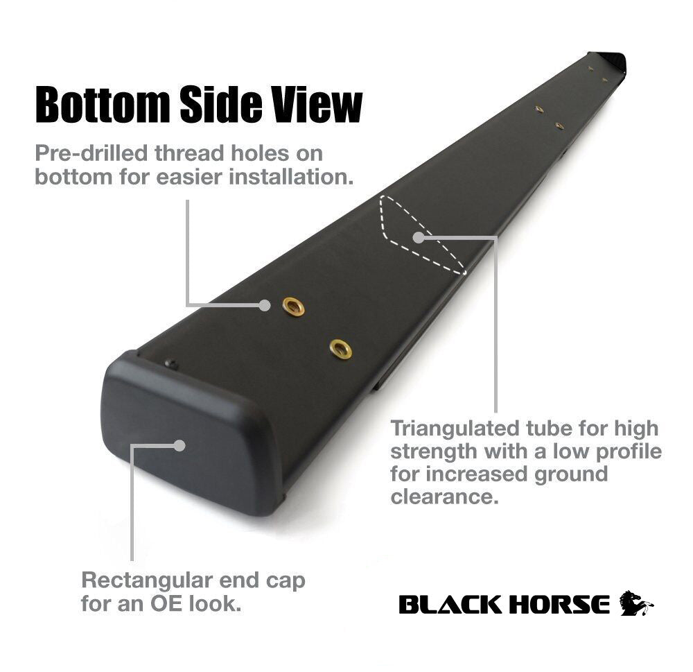 Product of Black Horse Offroad SU-TO0279BK SUMMIT Running Board 
