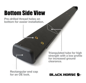 Product of Black Horse Offroad SU-TO0279BK SUMMIT Running Board 