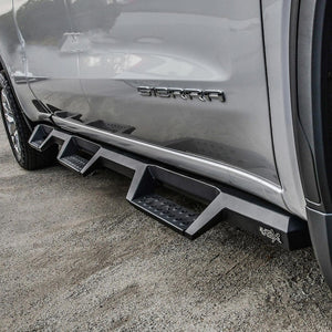 Product of Westin Automotive 56-534695 Black Powder Coated Square Nerf Bar - Truck Wheel To Wheel 