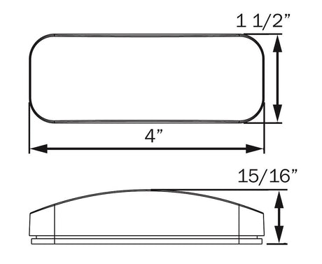 Product of Optronics Mcl40rbp Clearance Light