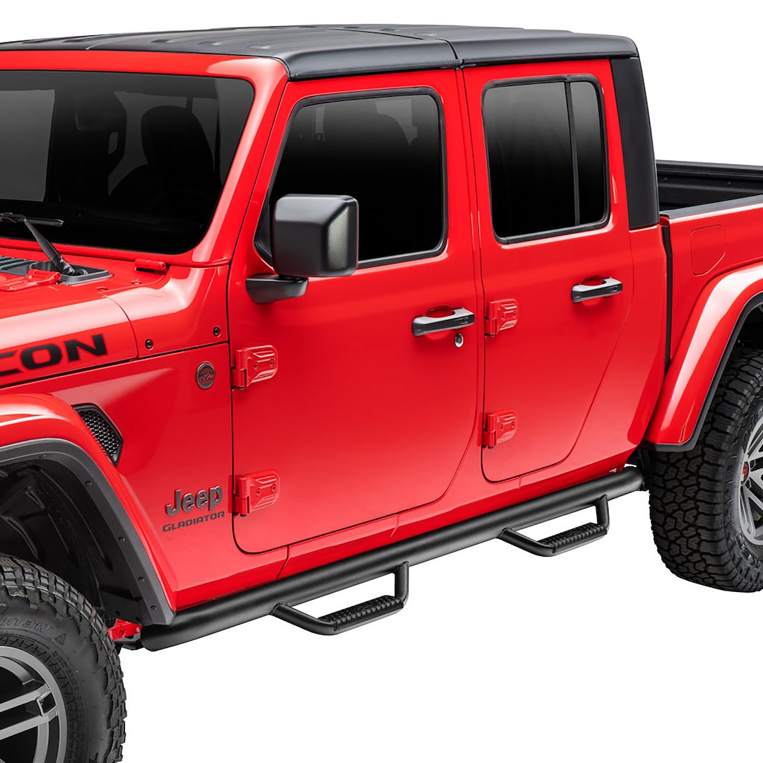 Product of Rugged Ridge 11596.12 SPARTAN™ Nerf Bar With Drop Down Steps 