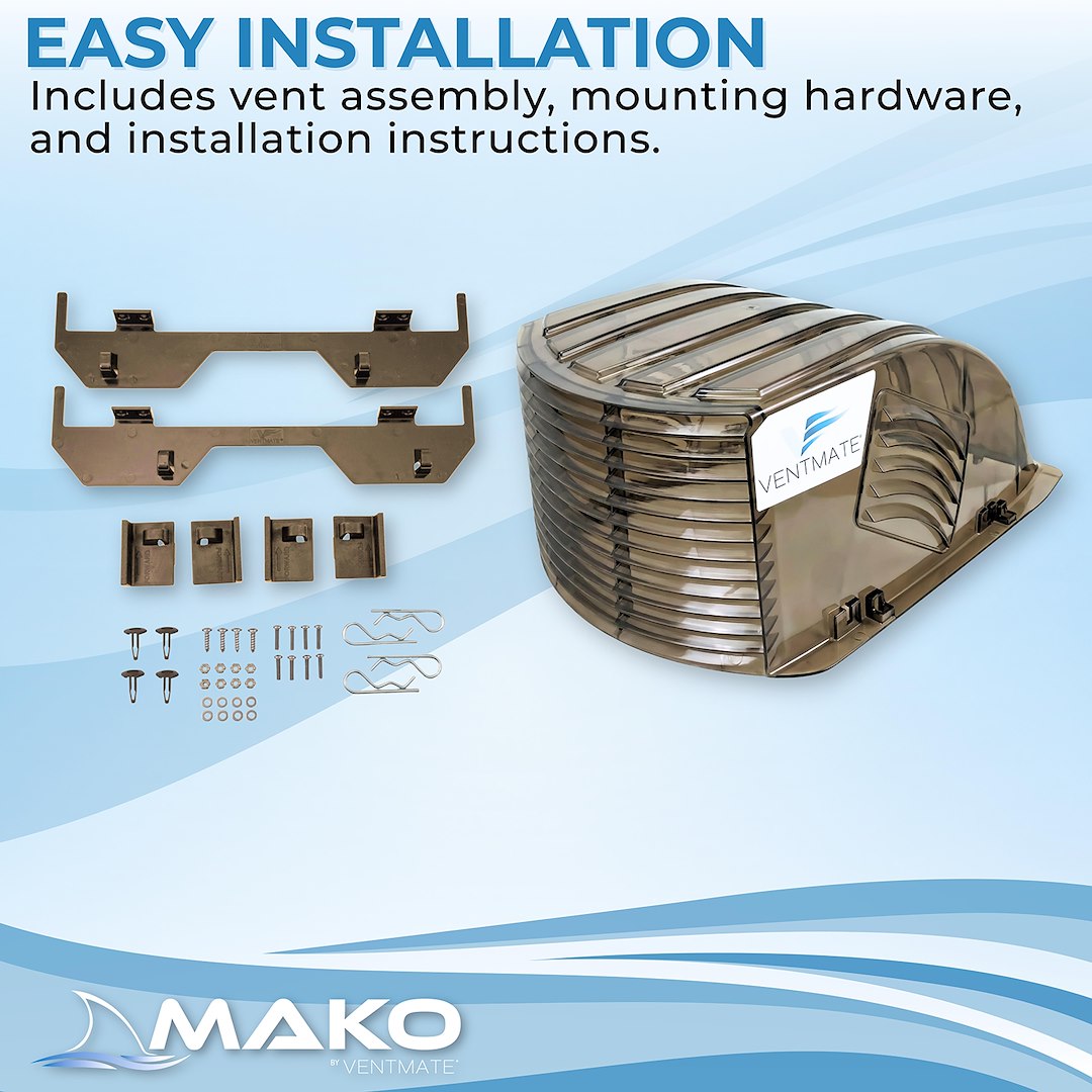 Ventmate 67317 Roof Vent Cover||vnt_67317_Vent Cover_Smoke_B2c_8.Jpg||92||vnt67317||1788192