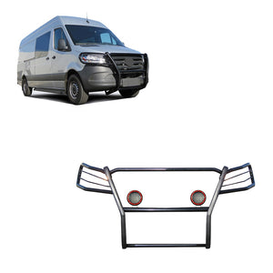 Product of Black Horse Offroad 17D503MA-PLFR Grille Guard  