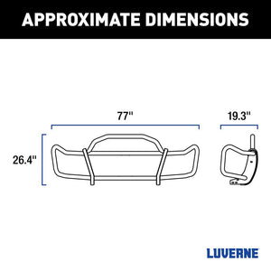 Product of Luverne 208820 Grille Guard 1 Piece Black Powder Coated 