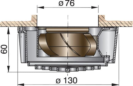 Product of Vetus Fan24 Boat Hatch Vent