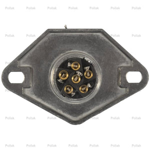Product of Pollak 11-607EP Vehicle End 6 Pin Trailer Wiring Connector 
