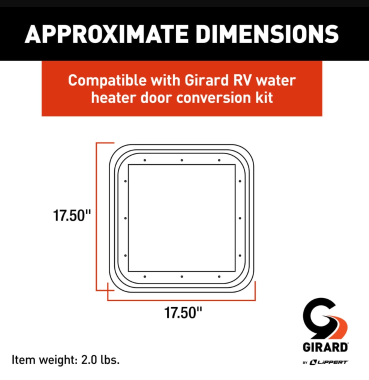 Lippert Components 2022107547 Water Heater Access Door Frame||2022107547_1.Png||86||m6v2022107547||1774341