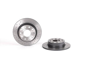 Product of Brembo 0895021XC02 Xtra Solid Cross Drilled 1 Piece Brake Rotor 
