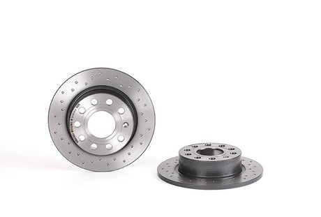 Product of Brembo 0895021XC02 Xtra Solid Cross Drilled 1 Piece Brake Rotor 