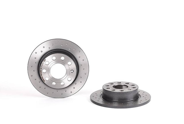 Product of Brembo 0895021XC02 Xtra Solid Cross Drilled 1 Piece Brake Rotor 