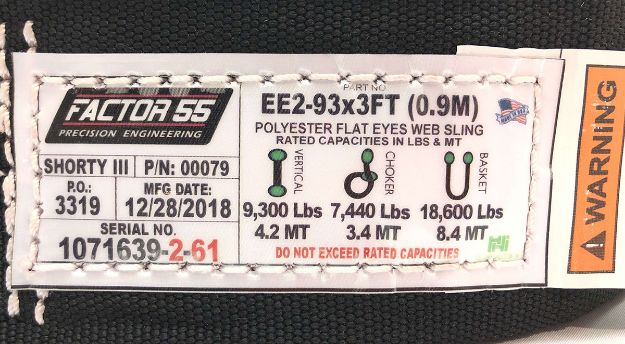 Product of Factor 55 00079 Tow Strap