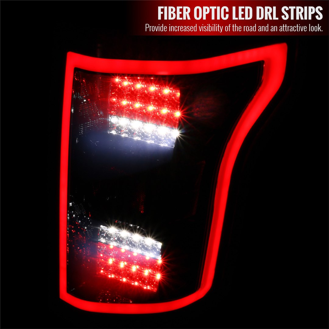 Product of Spec-D Tuning LT-F15018BBLED-TM Tail Light Assembly 