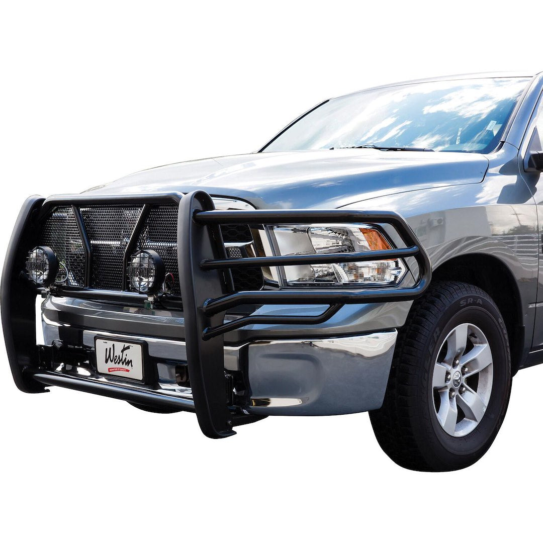 Product of Westin Automotive 57-3555 Grille Guard 1-Piece Black Powder Coated 