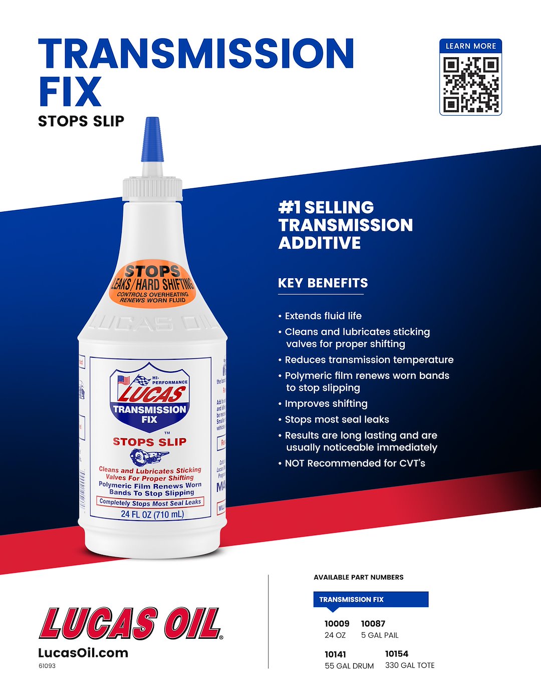 Product of Lucas Oil 10009 Auto Trans Stop Leak
