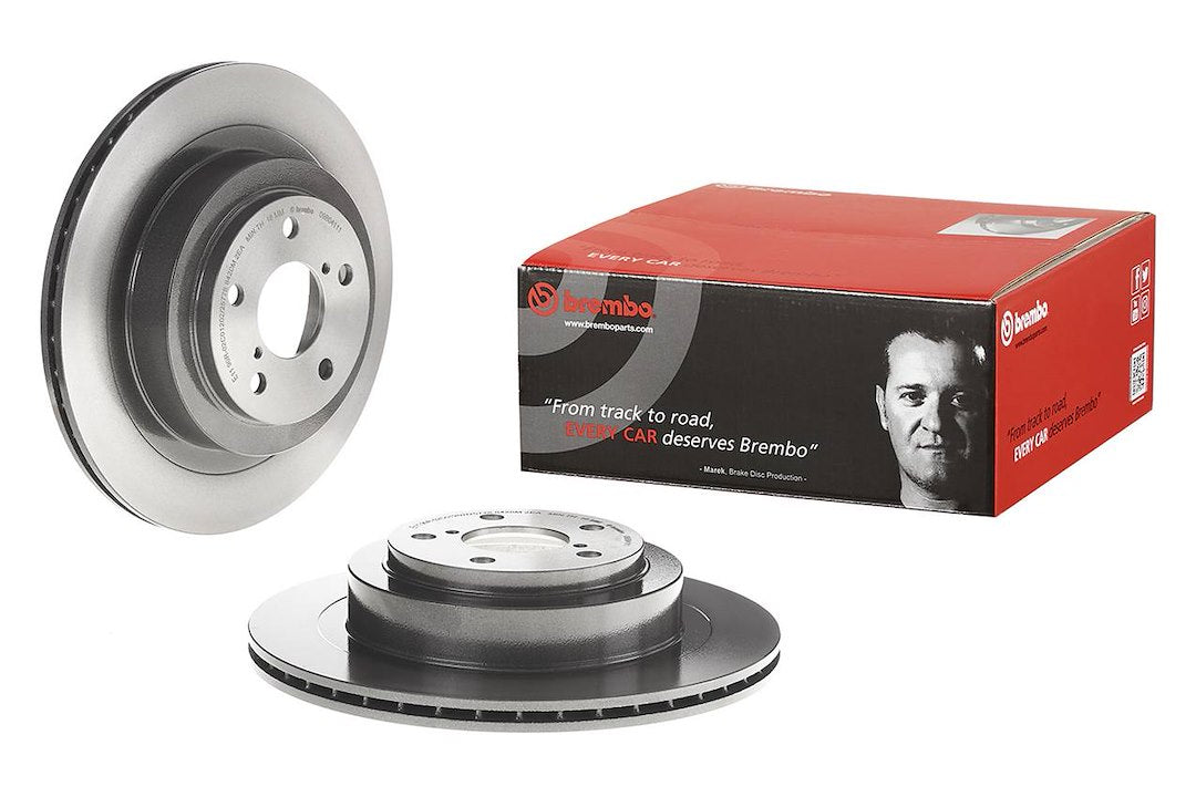 Product of Brembo 09B04111C02 Vented 1 Piece Brake Rotor 
