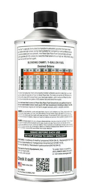 Race Gas 100032 Fuel Additive||100032_1.Jpg||86||rgs100032||1037567