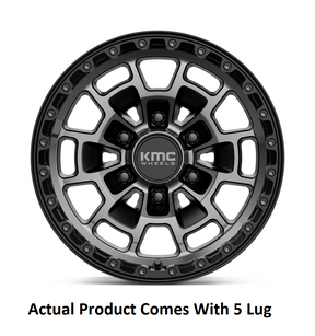 Kmc Wheels Km71878550400 Wheel||km718 Summit_Satin Black With Gray Tinted Face_5 Lug.Png||85||a781878550400||2262361