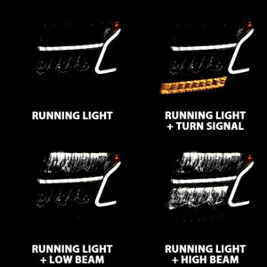 Product of ANZO USA 111478 Standard Beam Headlight Assembly - LED - Set Of 2 
