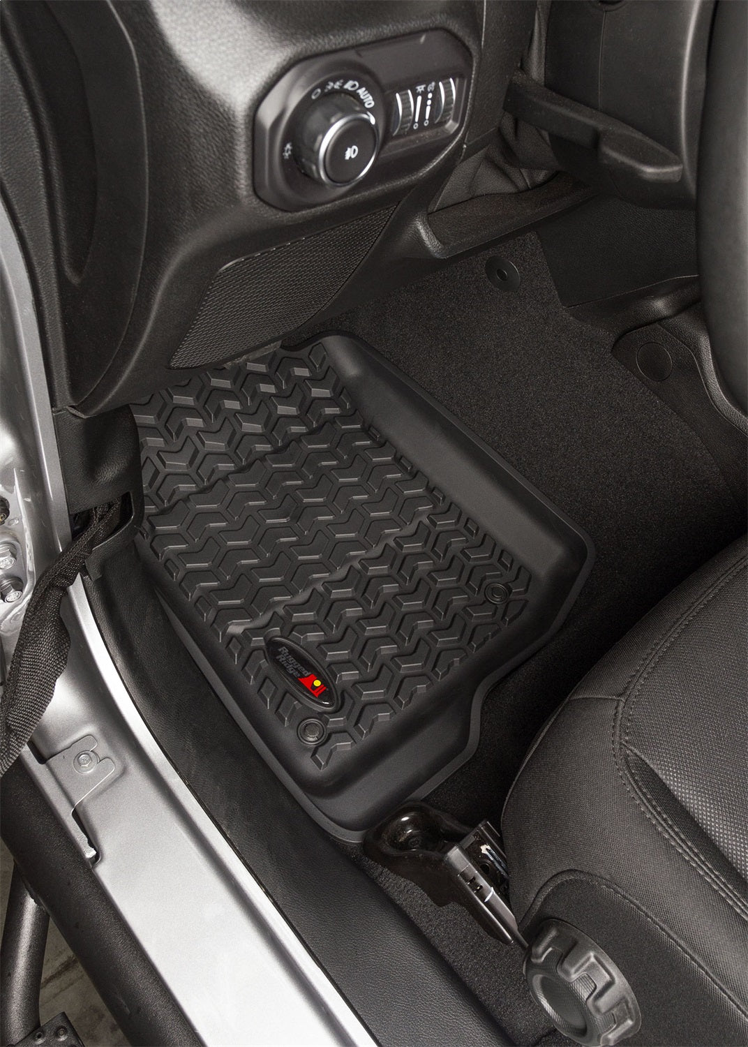 Product of Rugged Ridge 12920.36 Black Thermoplastic Floor Liner 