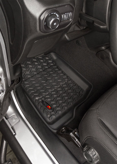 Product of Rugged Ridge 12920.36 Black Thermoplastic Floor Liner 