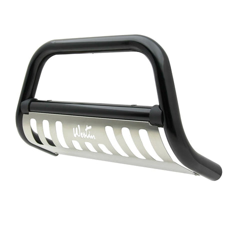 Product of Westin Automotive 32-1695 Bull Bar Black Powder Coated 3 Inch Yes with skid plate 