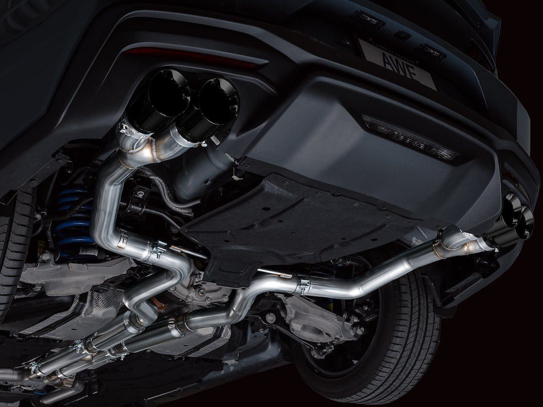 Product of AWE Tuning 3020-43650 Track Edition Cat-Back System Dual Exhaust System Kit 