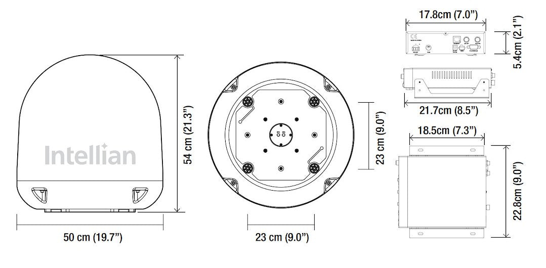 Product of Intellian B4-409aa Satellite Tv System