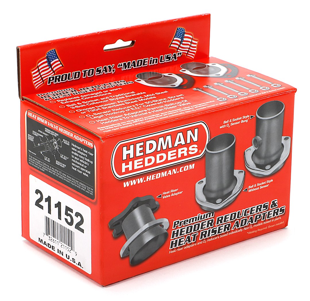 Hedman Hedders 21152 Exhaust Header Reducer||21152-Box.Jpg||87||h5621152||1250000