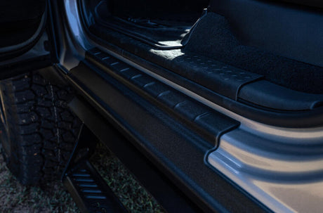 Product of Bushwacker 14117 Black Thermoplastic Olefin-TPO Flat Rocker Panel Guard 