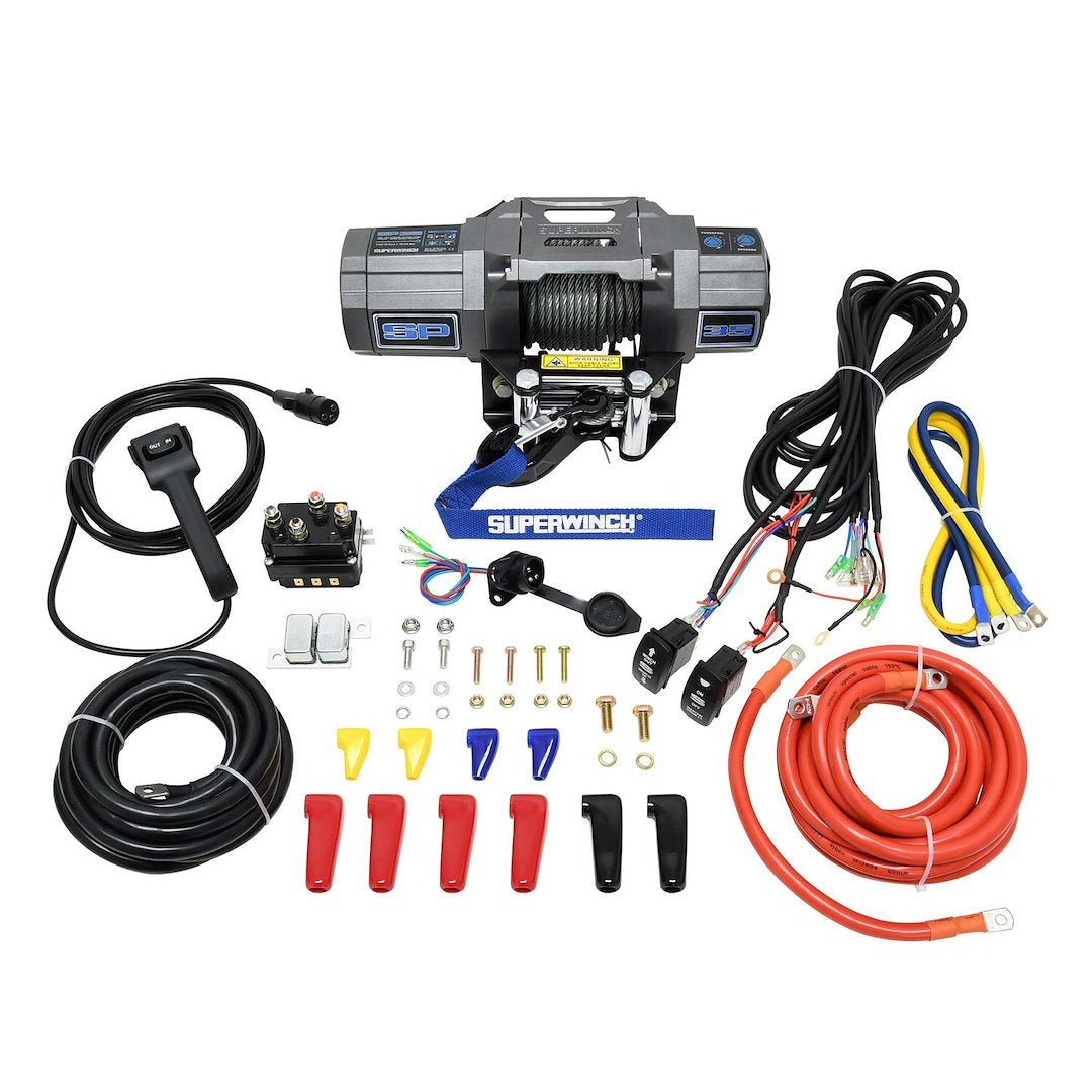 Product of Superwinch 1135240 3500 Pound Vehicle Recovery Winch 
