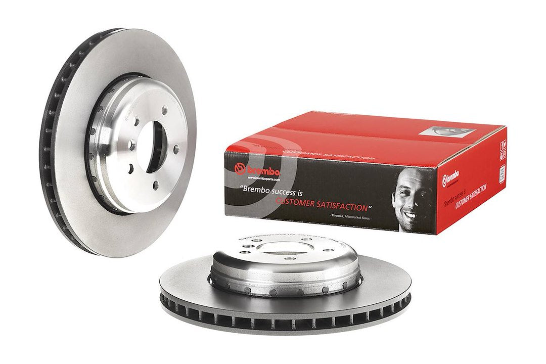 Product of Brembo 09C41513C02 Vented 1 Piece Brake Rotor 