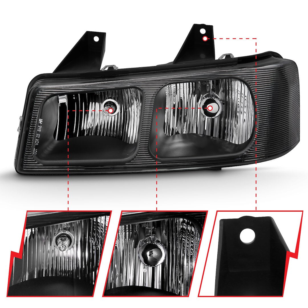 Anzo Usa 111474 Headlight Assembly||111474_V3.Jpg||86||a1r111474||1312849