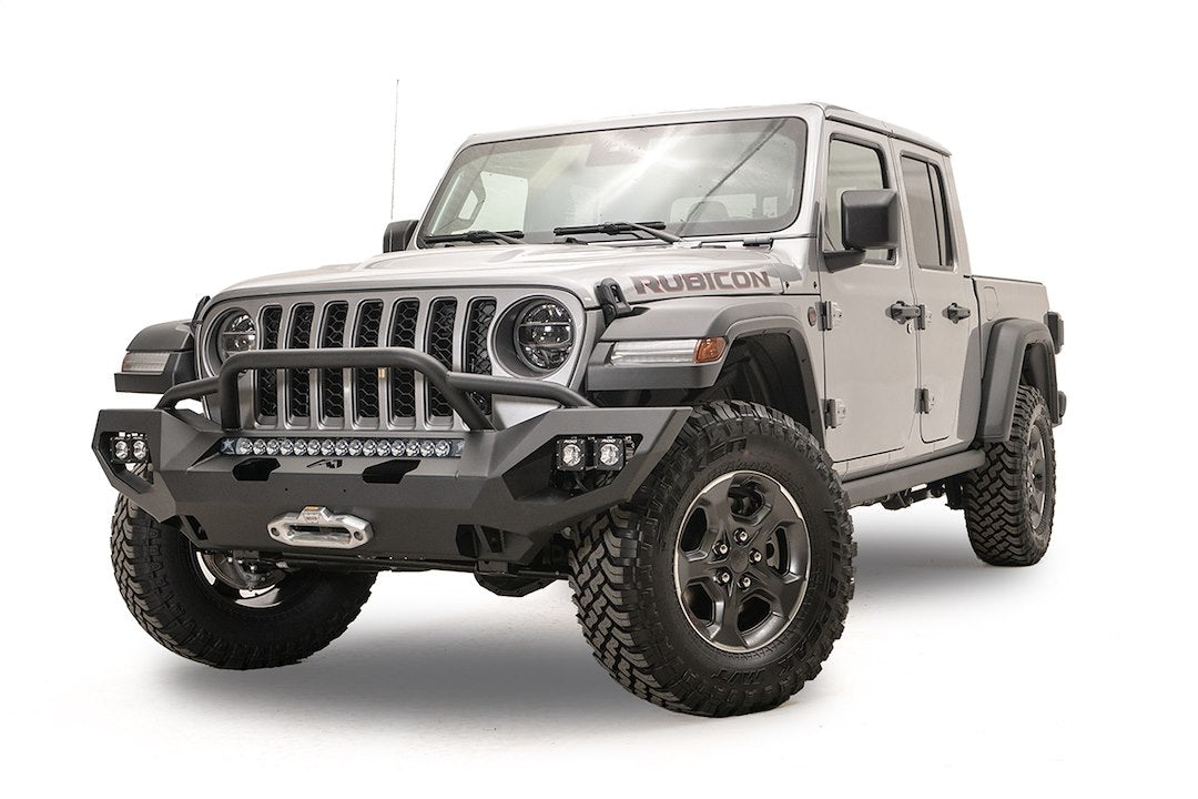Product of Fab Fours JL18-X4652-1 Matrix Series Steel Powder Coated Bumper 