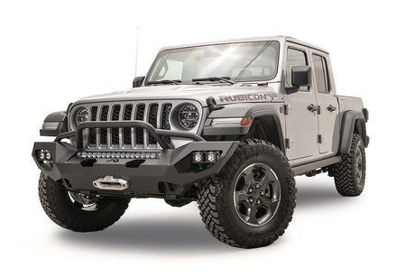 Product of Fab Fours JL18-X4652-1 Matrix Series Steel Powder Coated Bumper 